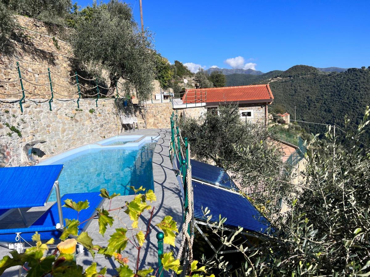 Villa Di Campagna Con Vista Mare 5 Camere Da Letto Pampara Exteriör bild