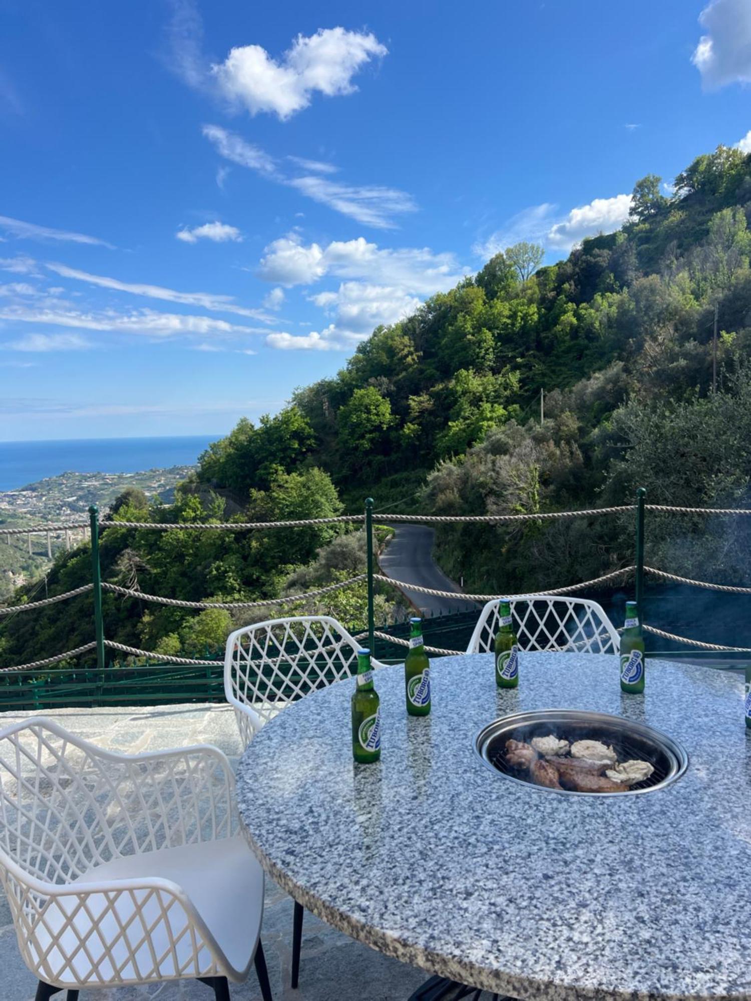 Villa Di Campagna Con Vista Mare 5 Camere Da Letto Pampara Exteriör bild